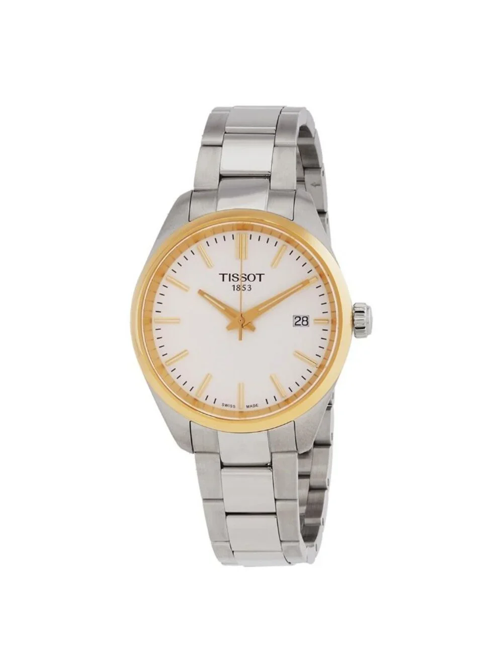NWT Tissot PR 100 Quartz Silver Dial Ladies Watch